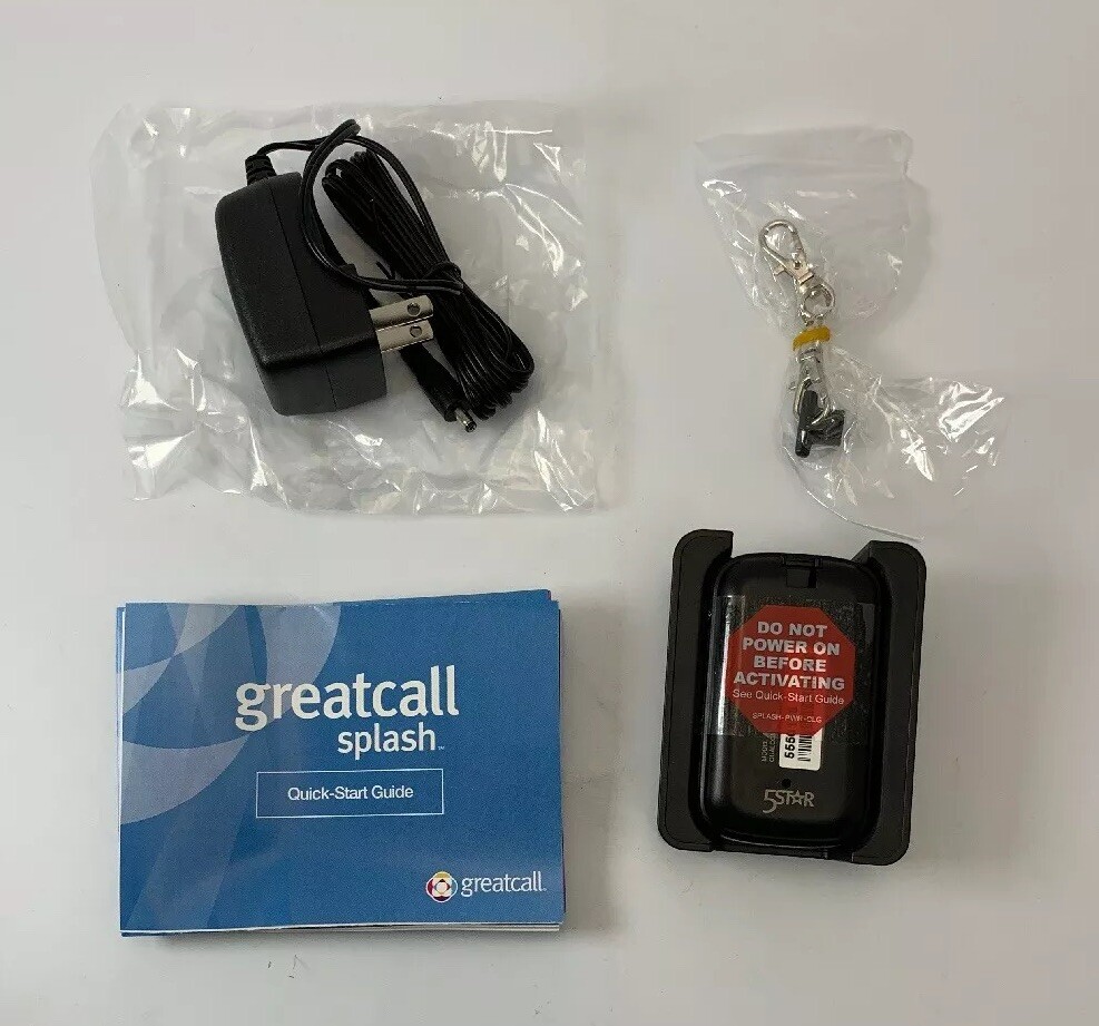 GreatCall Splash Waterproof One-Touch Medical Alert Device Silver It/543