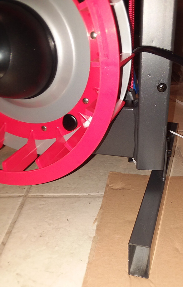 TWO USED BOWFLEX HVT Endcaps for Frame Feet