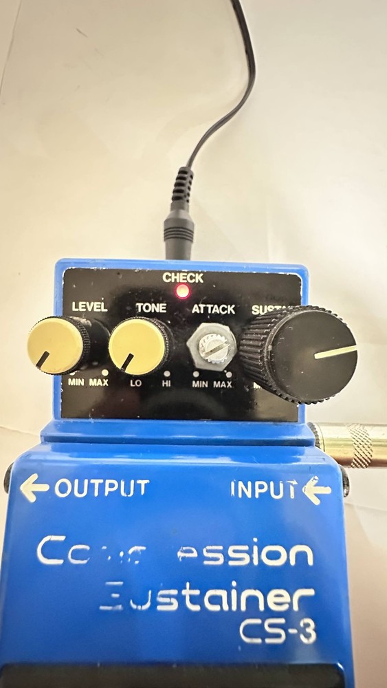 BOSS CS-3 PSA Compression Sustainer Guitar Effects Pedal Working Order