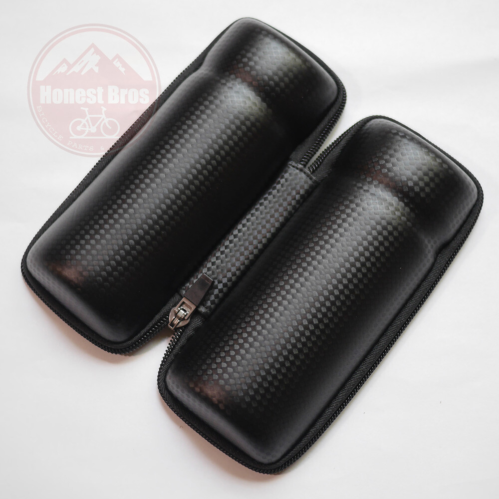 Bike Capsule Repair Tool Bag Case / Water Bottle Cage Storage Can Black Carbon