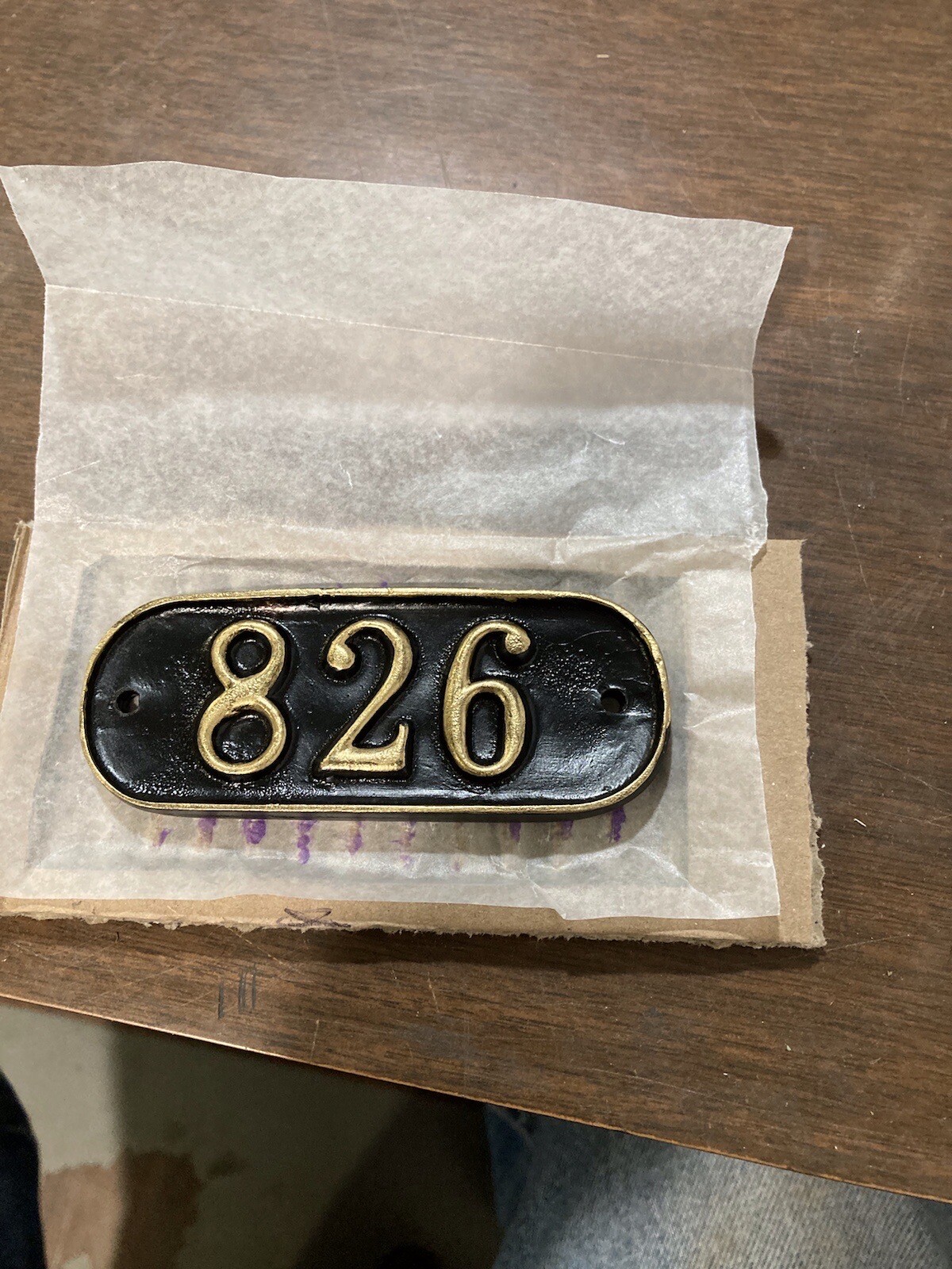 gamewell Police Call box number plate