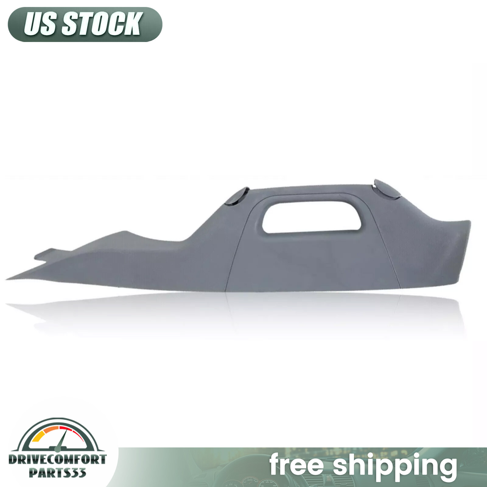 Left Driver Side A Pillar Handle Trim Gray For Ford F250 F350 F550 2011-2016