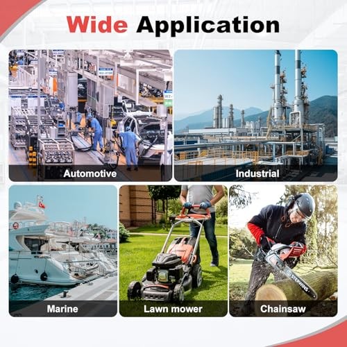 Engine Compression Tester, 2-3/4 in Bourdon Tube Petrol Compression Test Kit