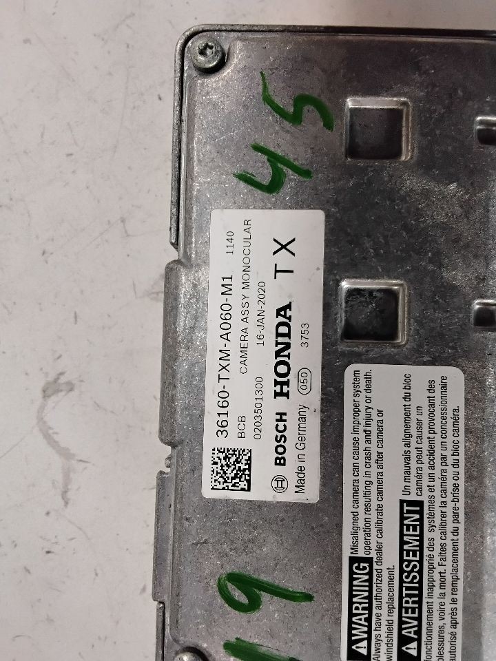 Camera/Projector Front Camera Lane Keep Assist Fits 19-22 INSIGHT 124276