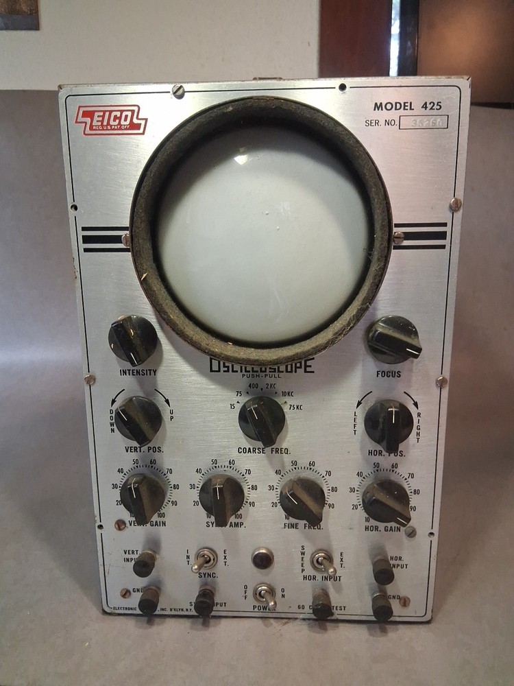Vintage EICO Push-Pull Oscilloscope 425