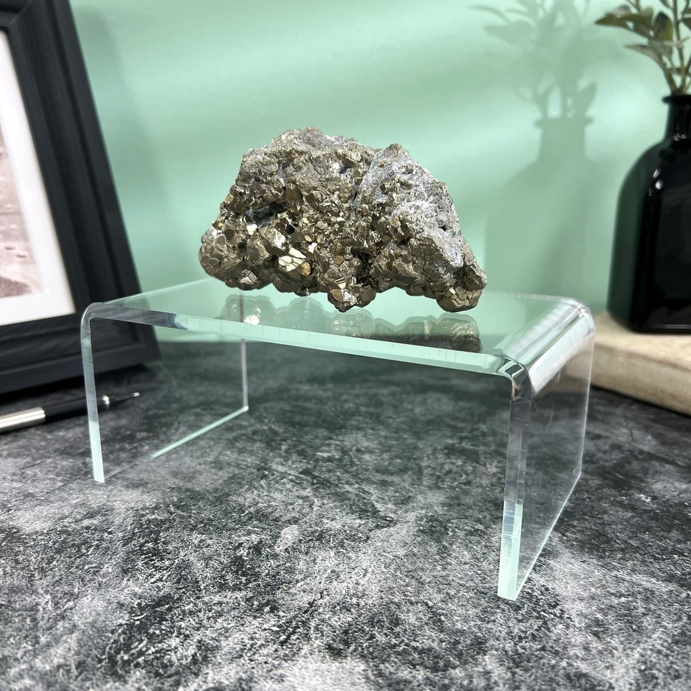 Plymor Clear Acrylic Rectangular Display Riser, 3" H x 7" W x 4" D (1/4" thick)