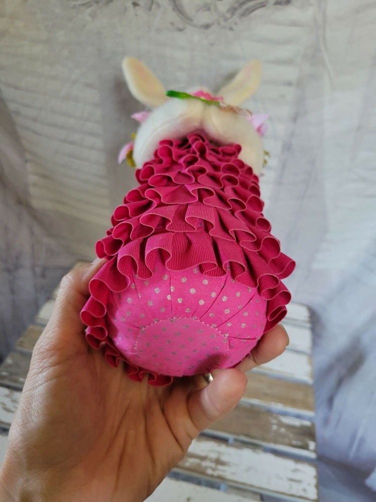 Bunny Easter dragonfly spring decor plush shabby chic