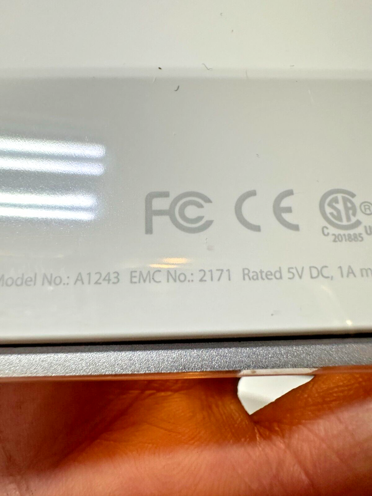 Apple A1243 Wired USB Keyboard & A1152 Mighty Mouse Box Set Sealed