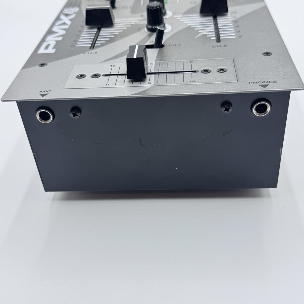Gemini PMX-40 DJ CD Deck PMX-40 Mixer (No Cords) No Ac Adapter Light Usage EUC