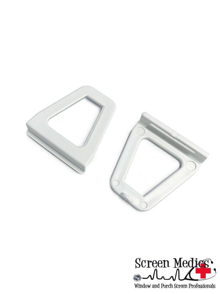 12 Pack - Hollow Pull Tabs for Window Screens - Black/White/Clear/Red