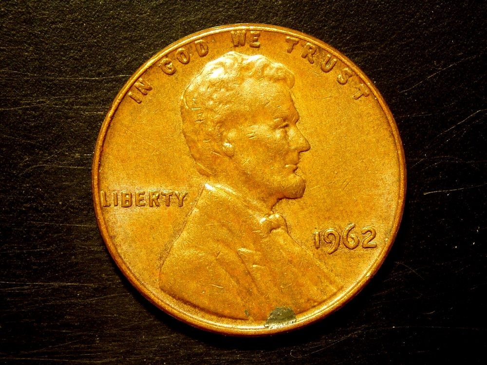 1962  LINCOLN MEMORIAL CENT #1