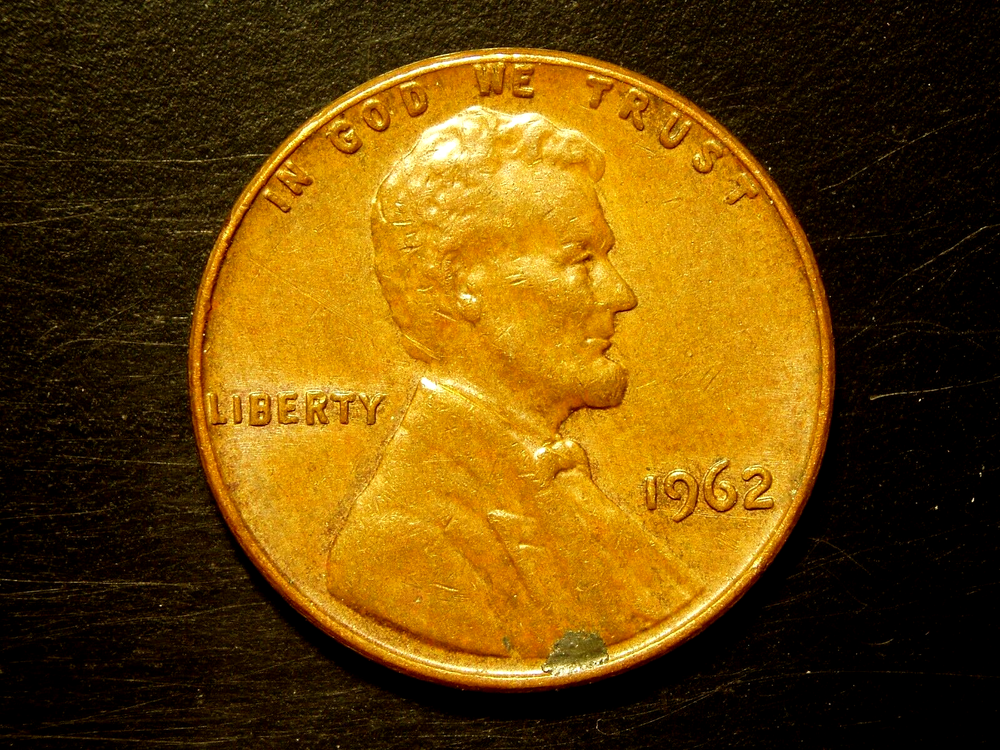 1962 LINCOLN MEMORIAL CENT #1