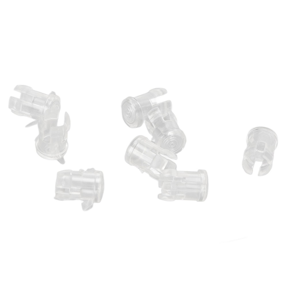♡ 100Pcs LED Light Emitting Diode Shade Transparent Cap Protective Cover