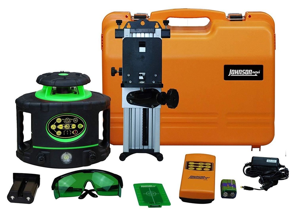 Johnson Level & Tool 40-6546 Electronic Self-Leveling Rotary Laser Kit
