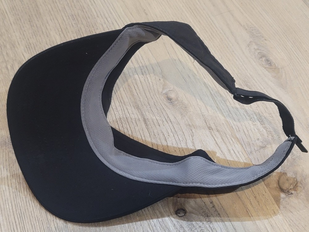 adidas Climalite Golf Visor Cap Hat Black Adjustable Lightweight