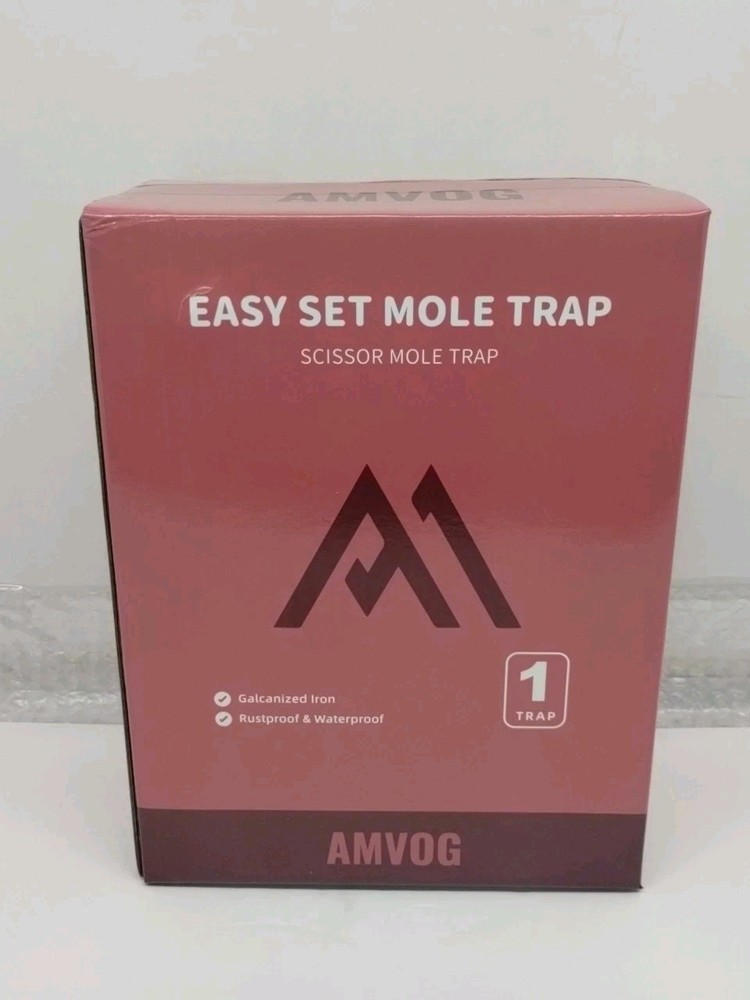 Scissor Mole Trap Gopher Trap Easy Set Eliminator Out O’ Sight NEW