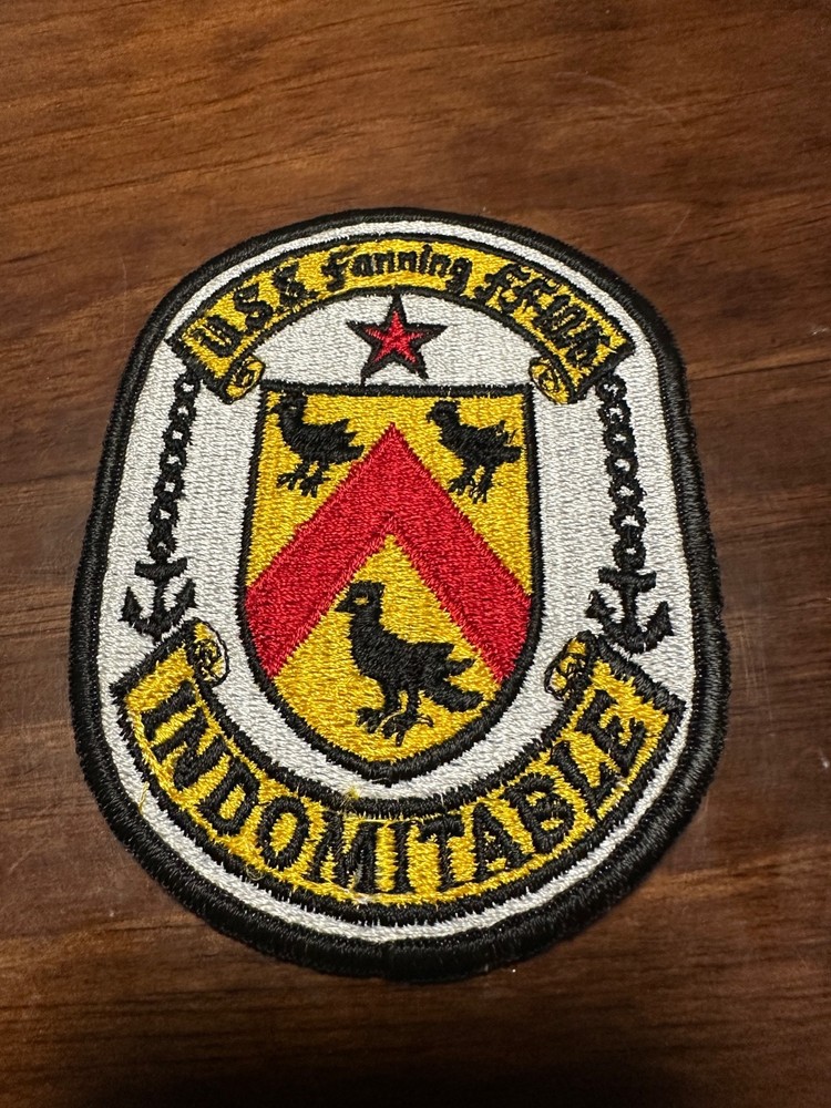 Vintage US Navy USS Fanning FF-1076 Ship Patch