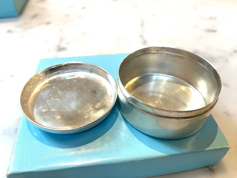Tiffany&co Sterling Silver Box Pillbox