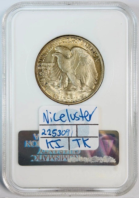1946 D Walking Liberty Half Dollar NGC MS-64 Nice Luster!