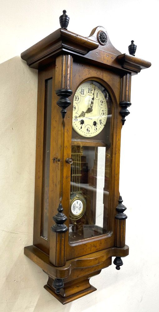 Antique P F Bollenback Wall Regulator *