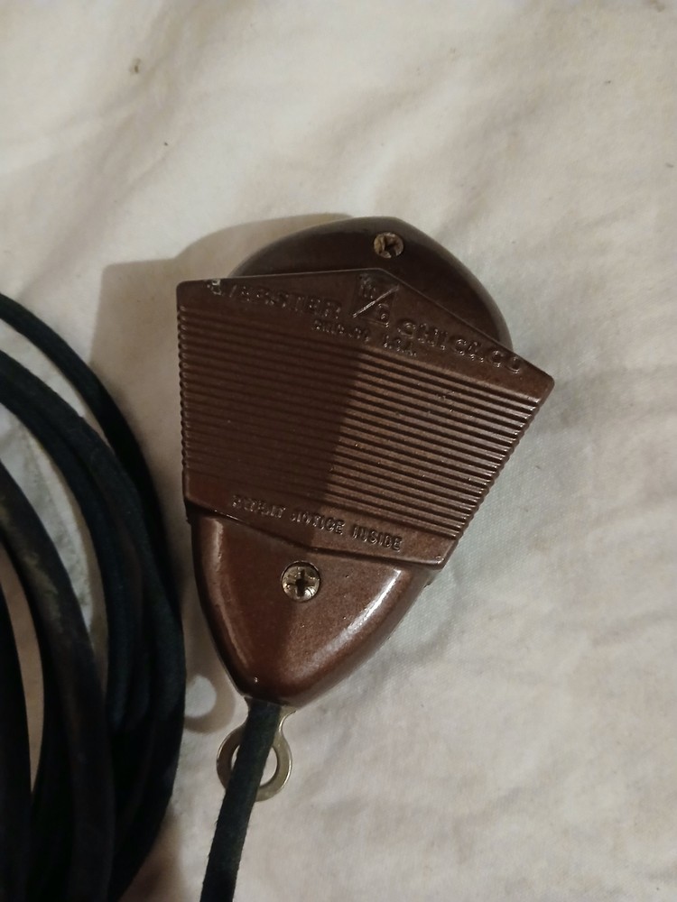 Webster Crystal Microphone Vintage Nice