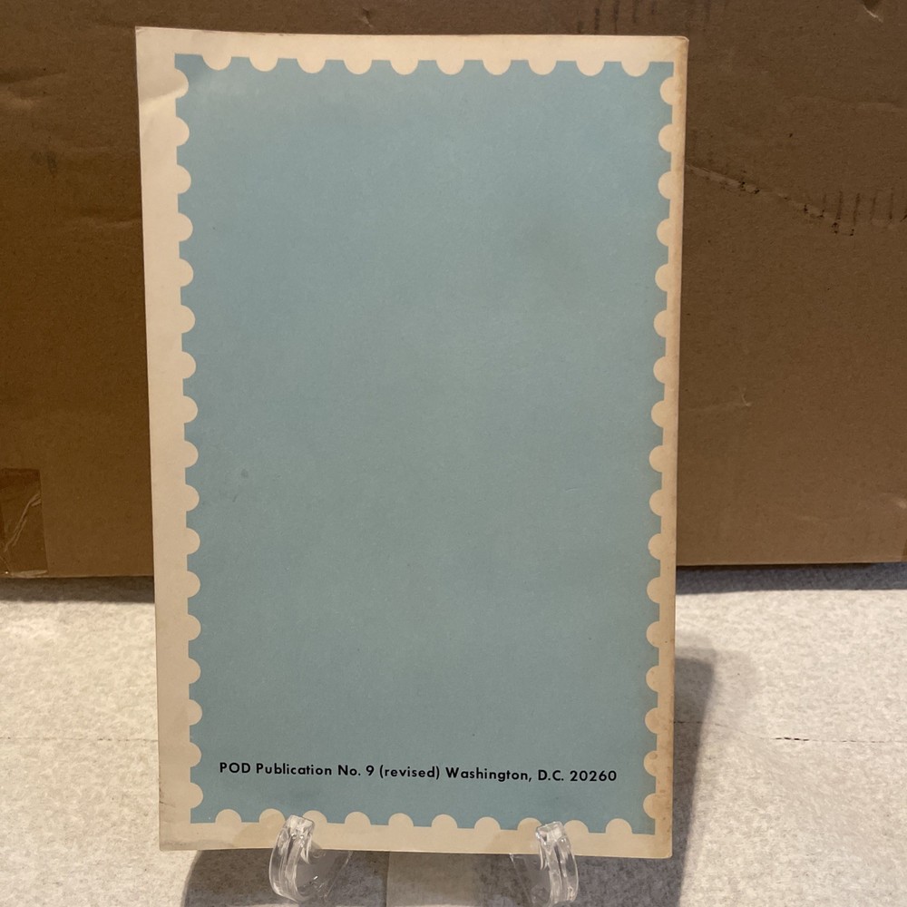 1847-1967 UNITED STATES POSTAGE STAMPS POST OFFICE POSTMASTER BOOK 276 PGS EX