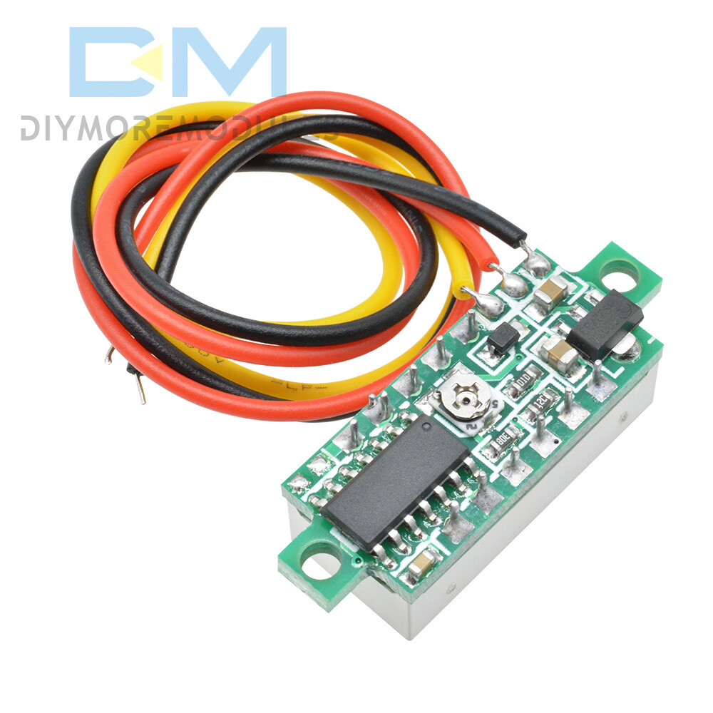 3-Wire 0.28" LED DC 0-100V Voltmeter Digital Display Voltage VOLT METER 12V 24V