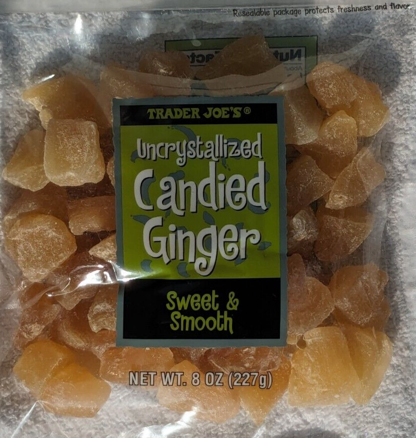 Trader Joe's Uncrystallized Candied Ginger 8oz (227 g)