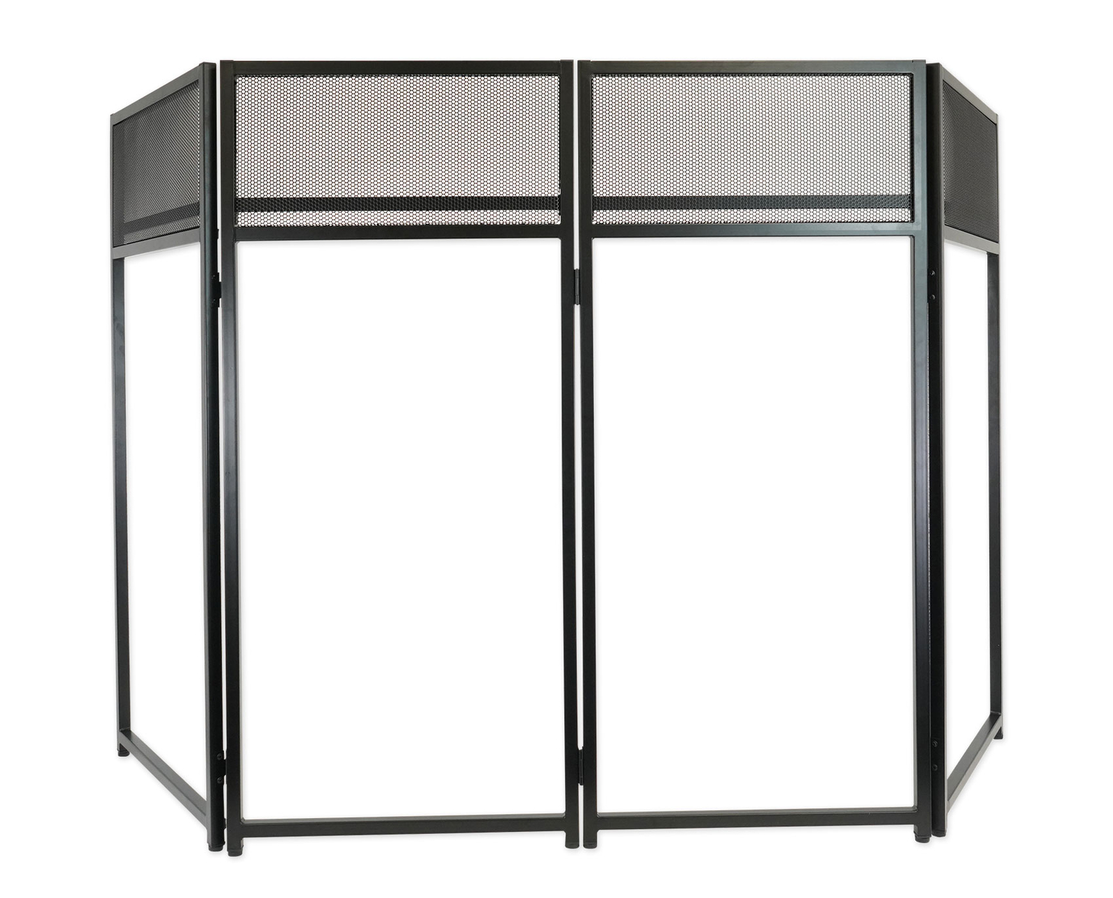 Rockville ROCKBOOTH XL DJ Event Booth Facade w/Built in Table+Travel Bag+Scrims