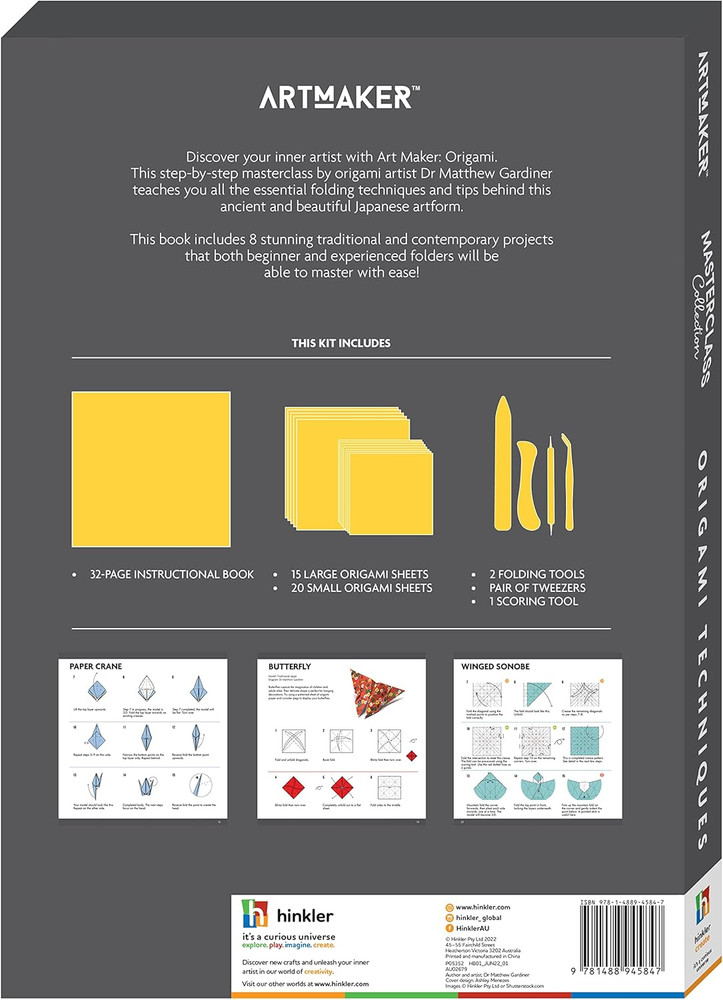 Art Maker Masterclass Collection: Origami Techniques Kit - Beginner to Advanced