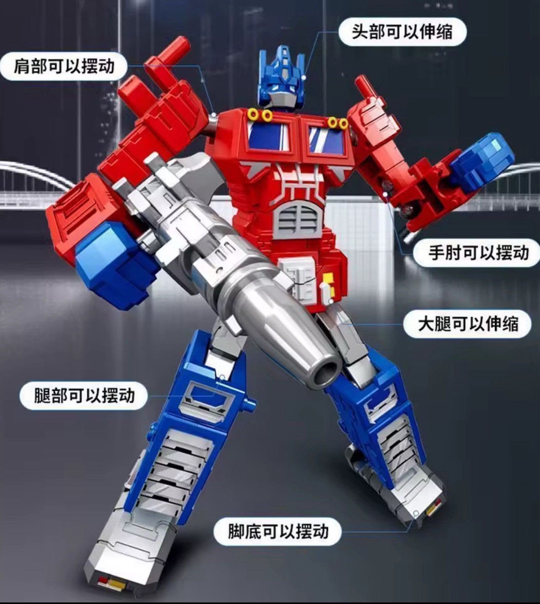 2 in 1 Transformation Robot Pen Toy Deformable Ballpoint Pen Prime