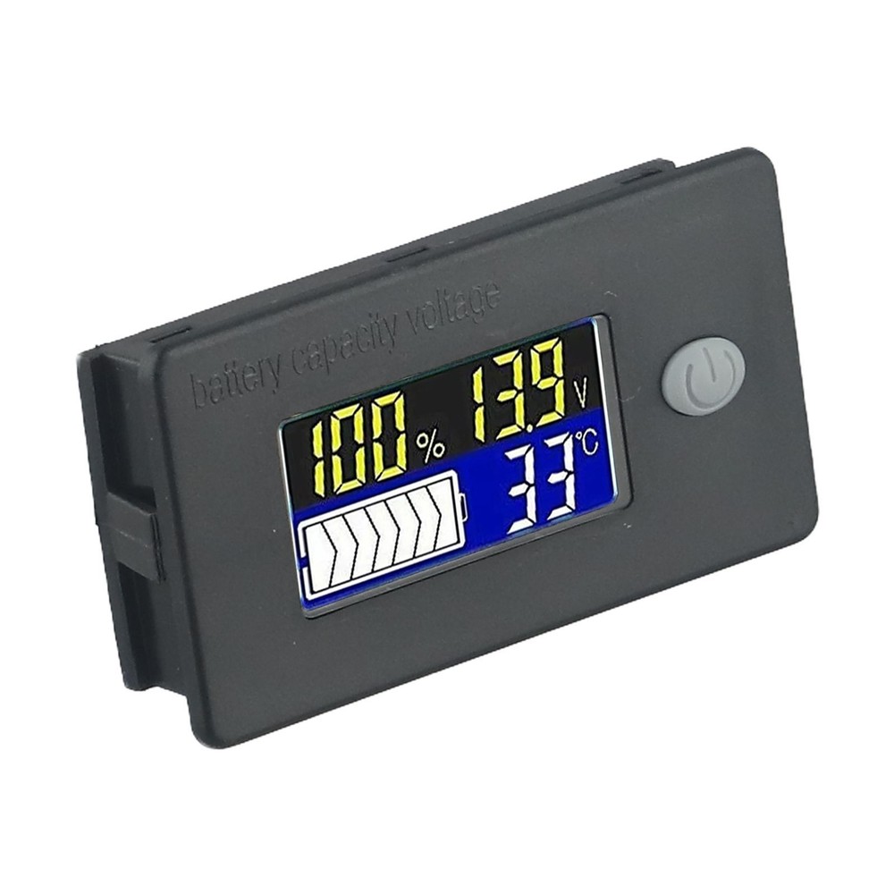 Digital Display Battery Meter Vibrant LCD Color Screen Multifunctional Display