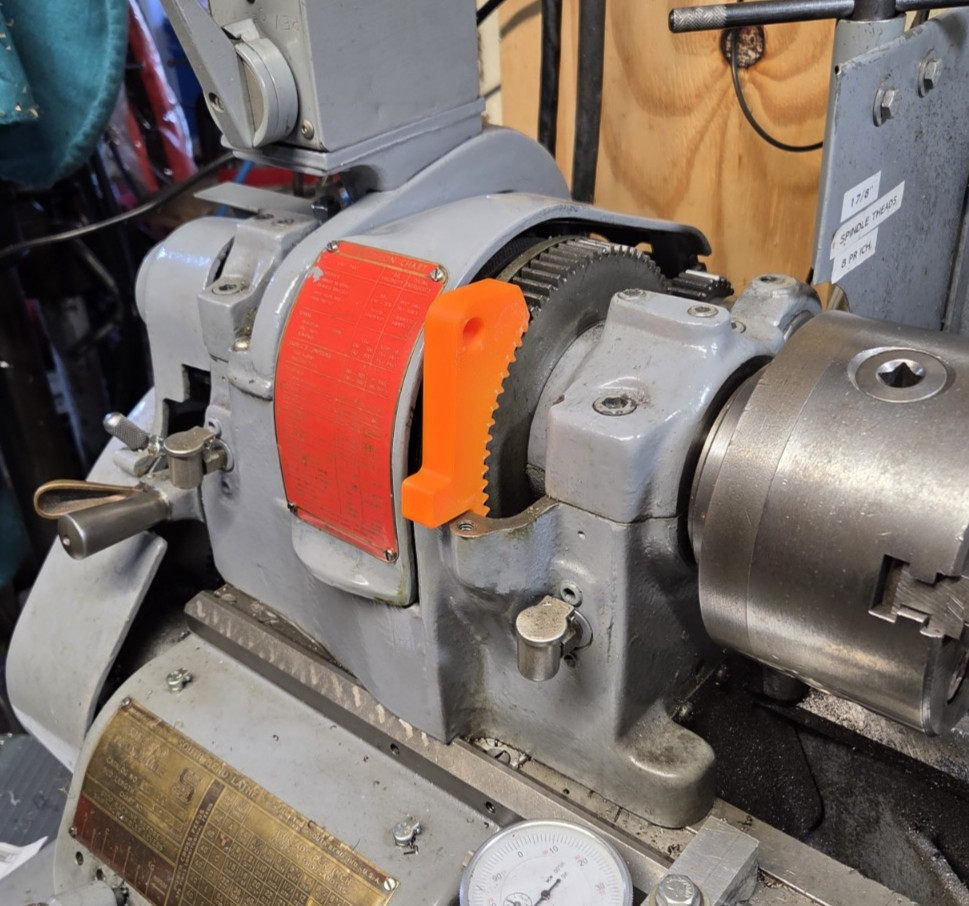 South Bend 10L - Lathe Spindle Lock Wedge Stop Remove & Install Chuck 10"