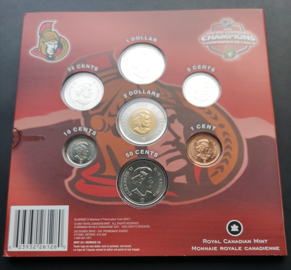 ***2008 NHL OTTAWA SENS *** SEALED COINS SET ***