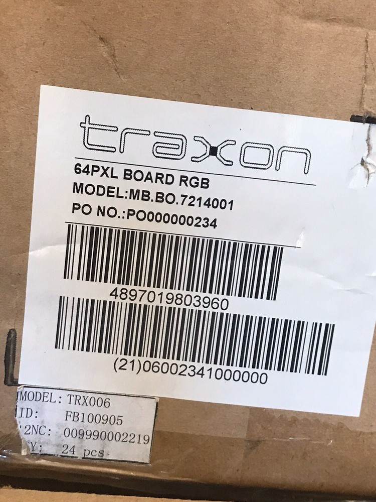 64PXL Board RGB by Traxon NIB