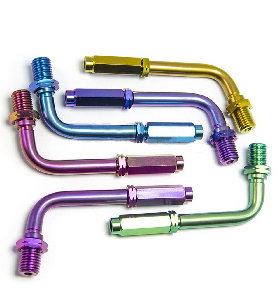 2 Pcs Motorcycle 90 Degree Throttle Cable Adjuster Bendy Cable Guide