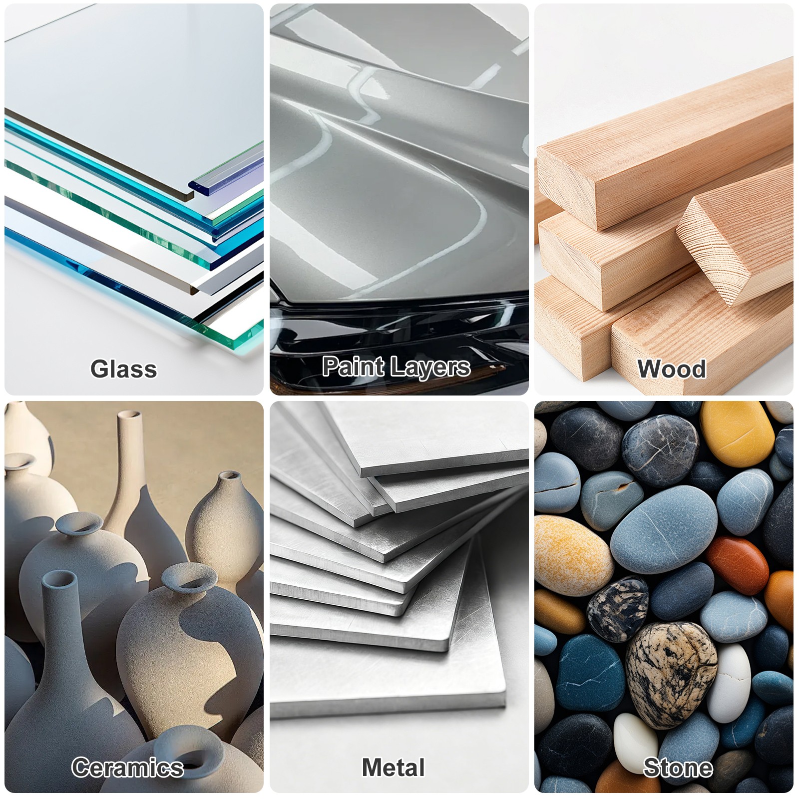 100PCS 5 Inch 8 Hole Sanding Disc Set 180-3000 Grit Hook Loop Wet Dry Sandpaper