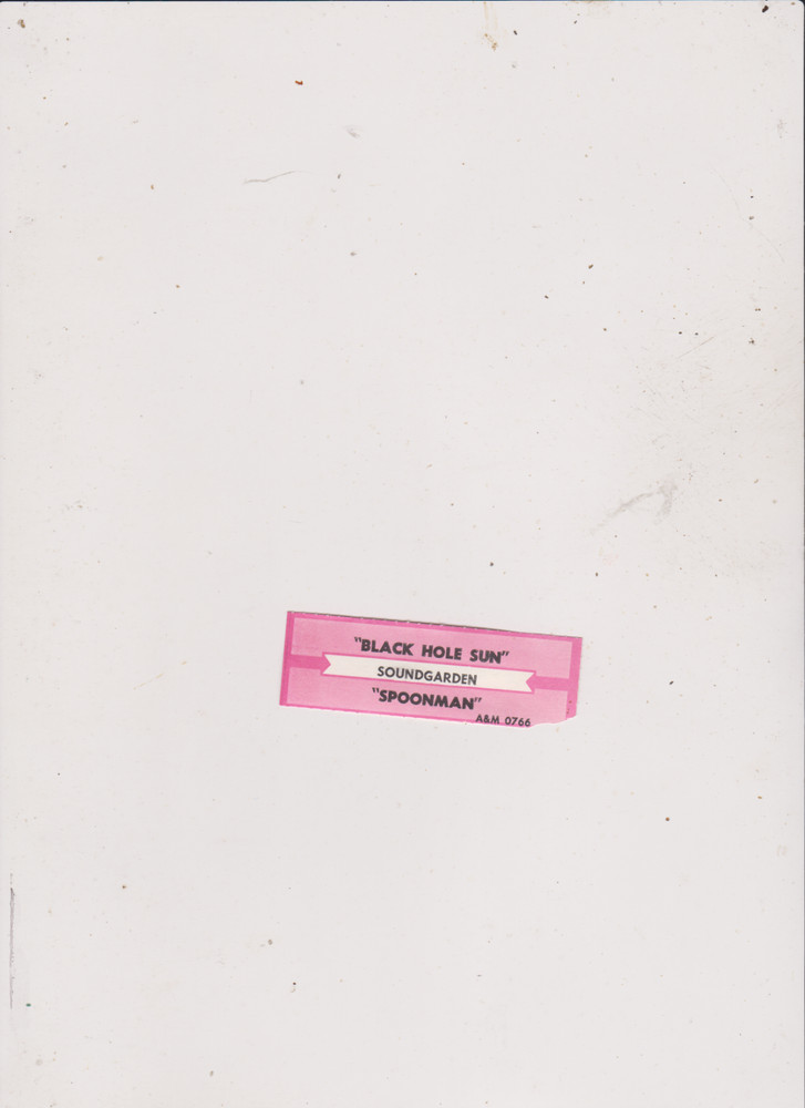 SOUNDGARDEN jukebox title strip