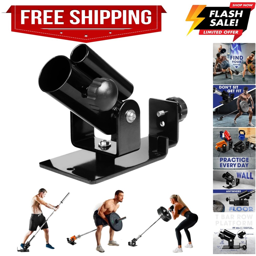Exercise Machine Adjustable Attachment, D Row Handle/Landmine Handle Attachme...