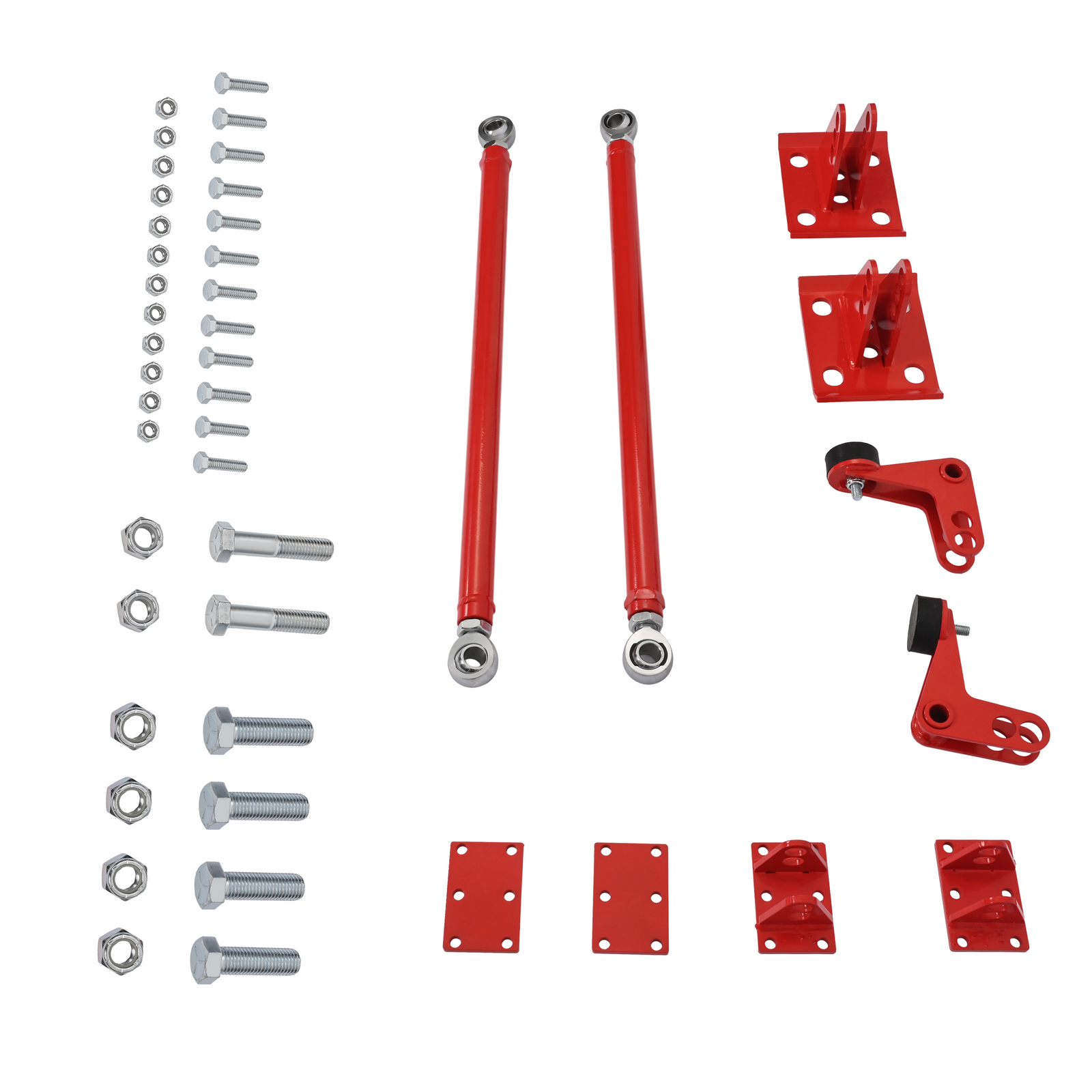 Traction Tie Bars For Chevrolet Silverado GMC Sierra 1999-2018 Red 2WD 4WD