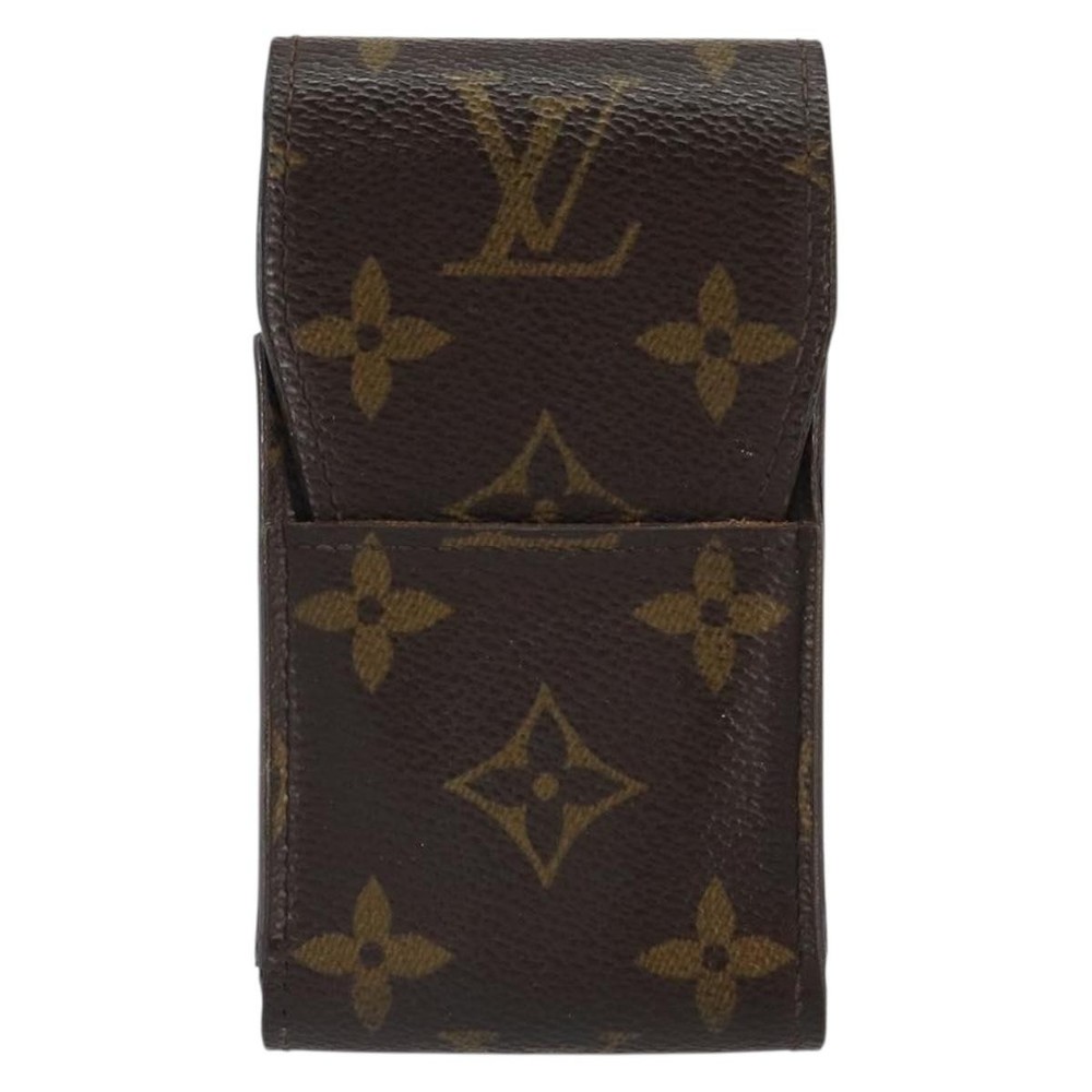 LOUIS VUITTON Monogram Etui Cigarette Case M63024 LV Auth BA9628