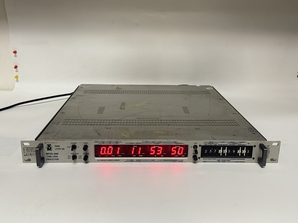 Trak Microwave 8500-12 Time Code Processor 48500-1100-110 System Vintage