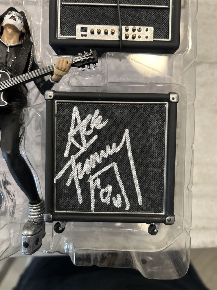 Ace Frehley Authentic Mcfarlane Signed KISS Action Figure
