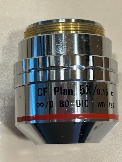 Nikon Microscope Objective Lens 5x / 0.15 CF Plan