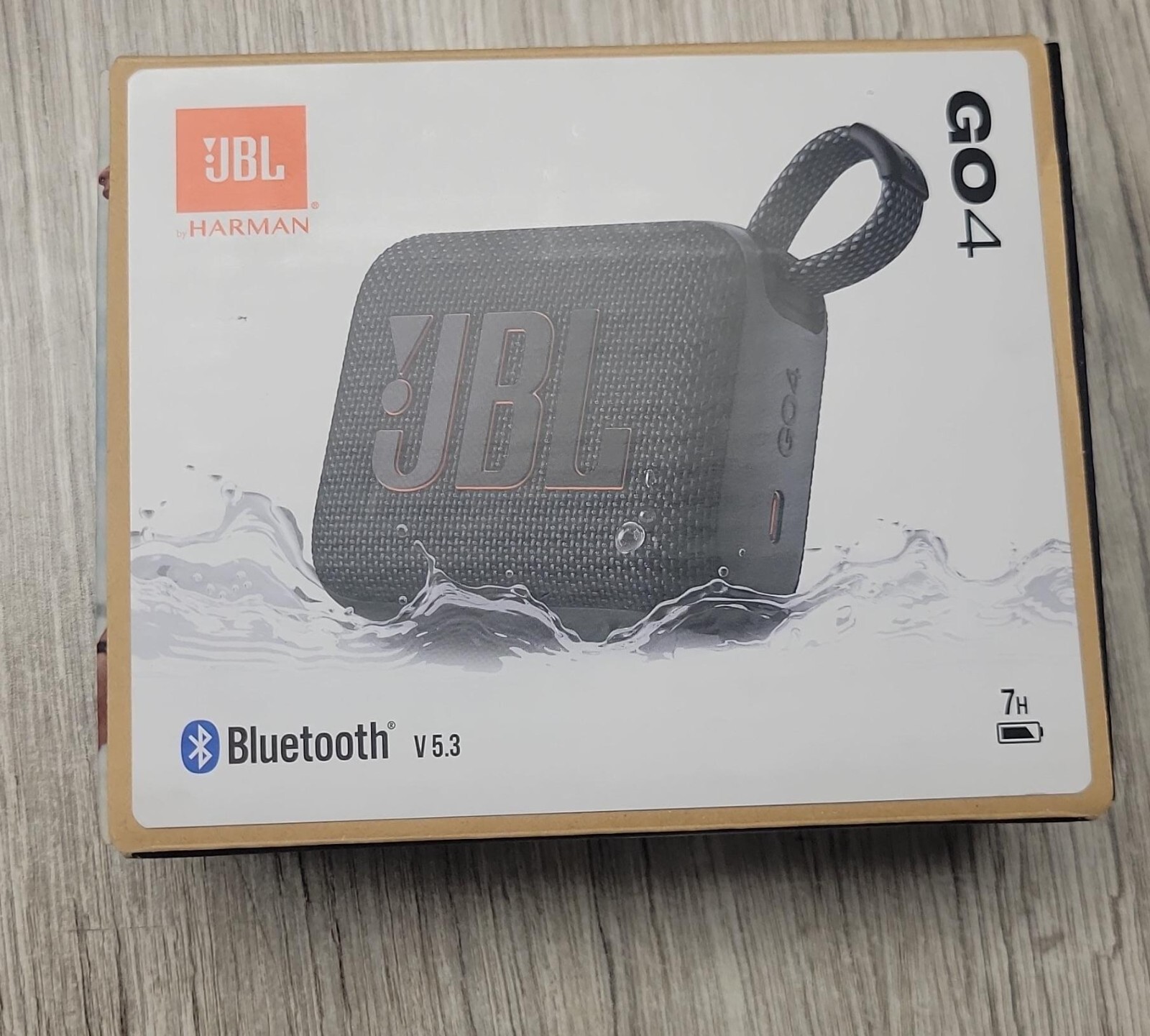 JBL - Go 4 Portable Bluetooth Speaker - black