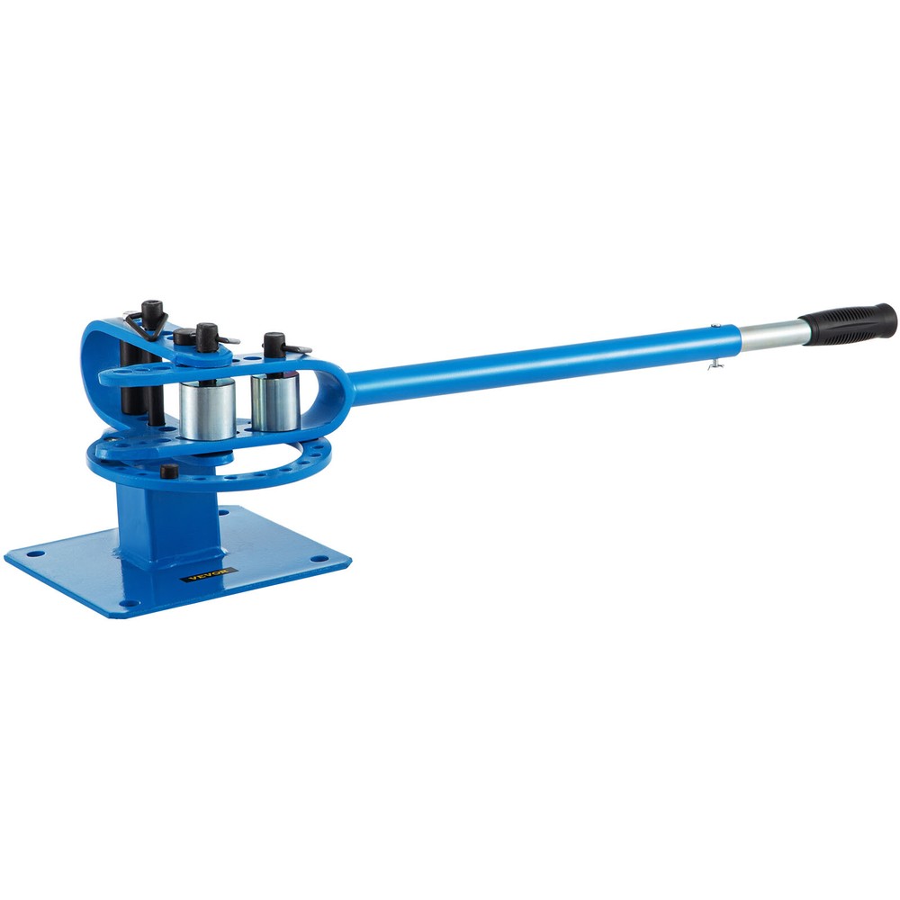 Manual Bench Bender 7 Dies 1"-3" Pipe Bender Telescoping Mountable Metal