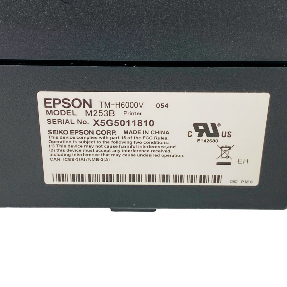 REFURBISHED Epson TM-H6000V Multi-function POS Receipt Printer USB LAN Serial