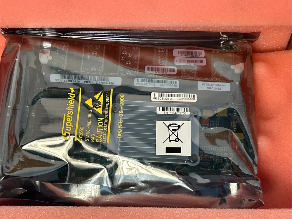 Intel Raid Controller SRCU42E I/O Processor Based On XScale Technology New Open