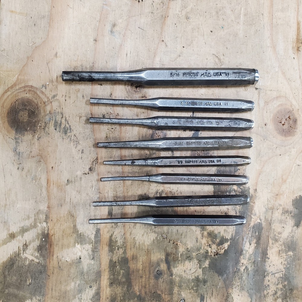 Mac Tools 8pc Pin Punch Set USA