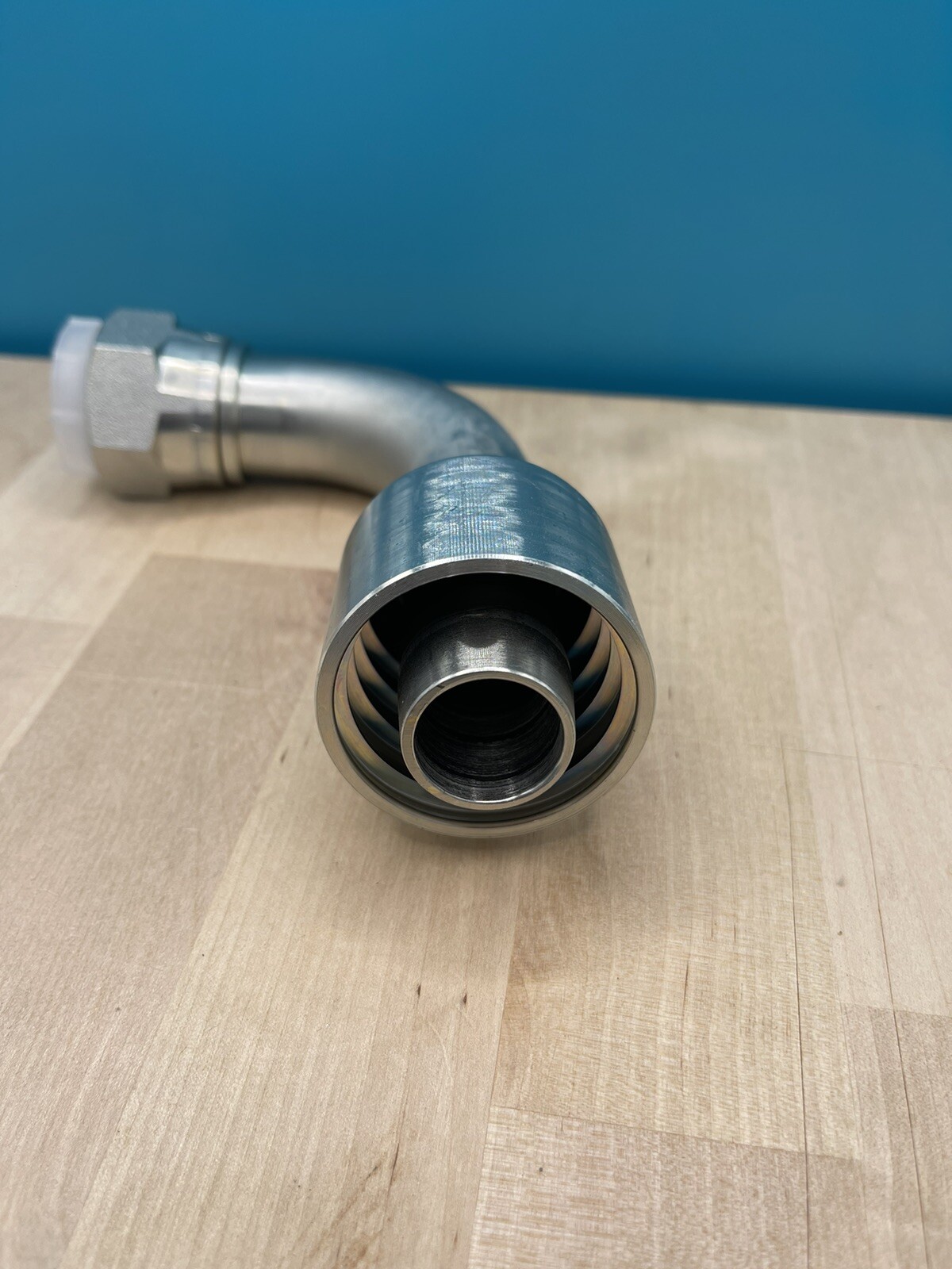 10 Parker Style 13943-16-16 Hydraulic Hose Crimp Fittings 1” Hose X 1” FJIC 90